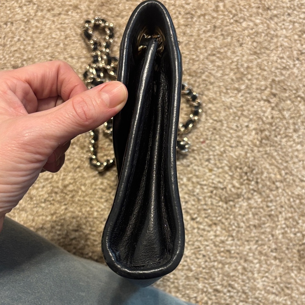 Rebecca Minkoff Black Quilted Chain Shoulder Bag - Picture 9 of 10